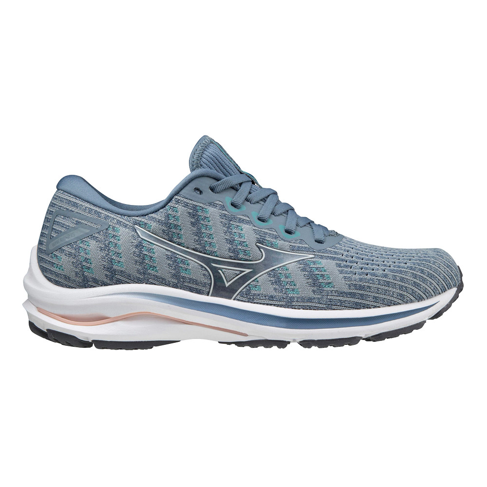 Mizuno men's wave rider clearance 22 knit running shoe