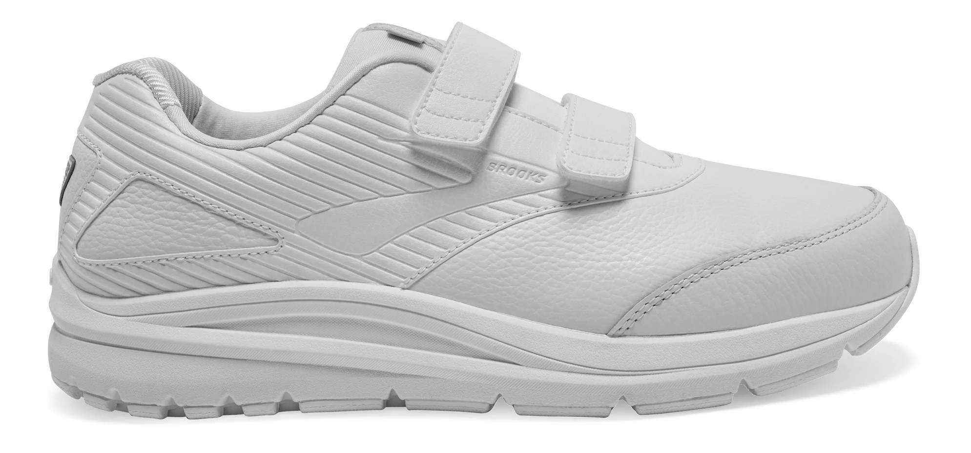 Brooks Addiction Walker 2 Mens Size 10 Medium (D) White Hook & Loop Walking Shoe Men main image 2