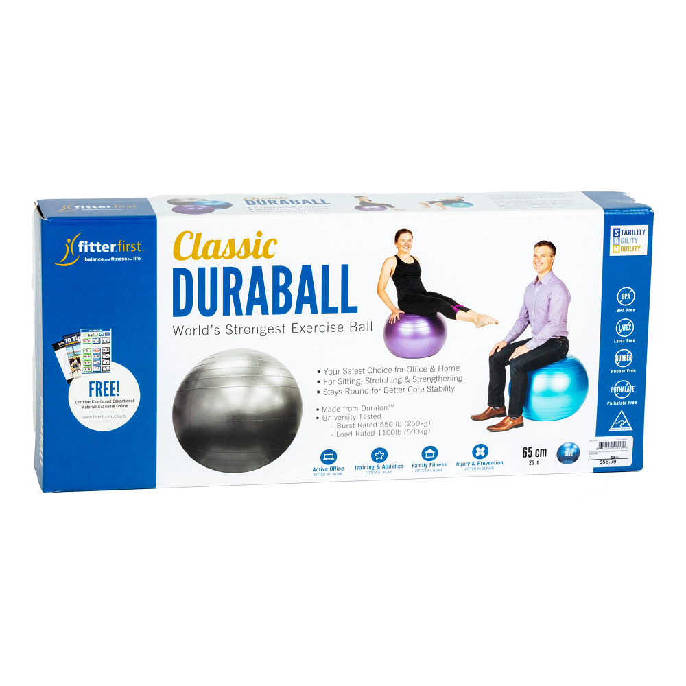 Duraball Classic Exercise Ball  Training & Conditioning Equipment - USA  Fitterfirst