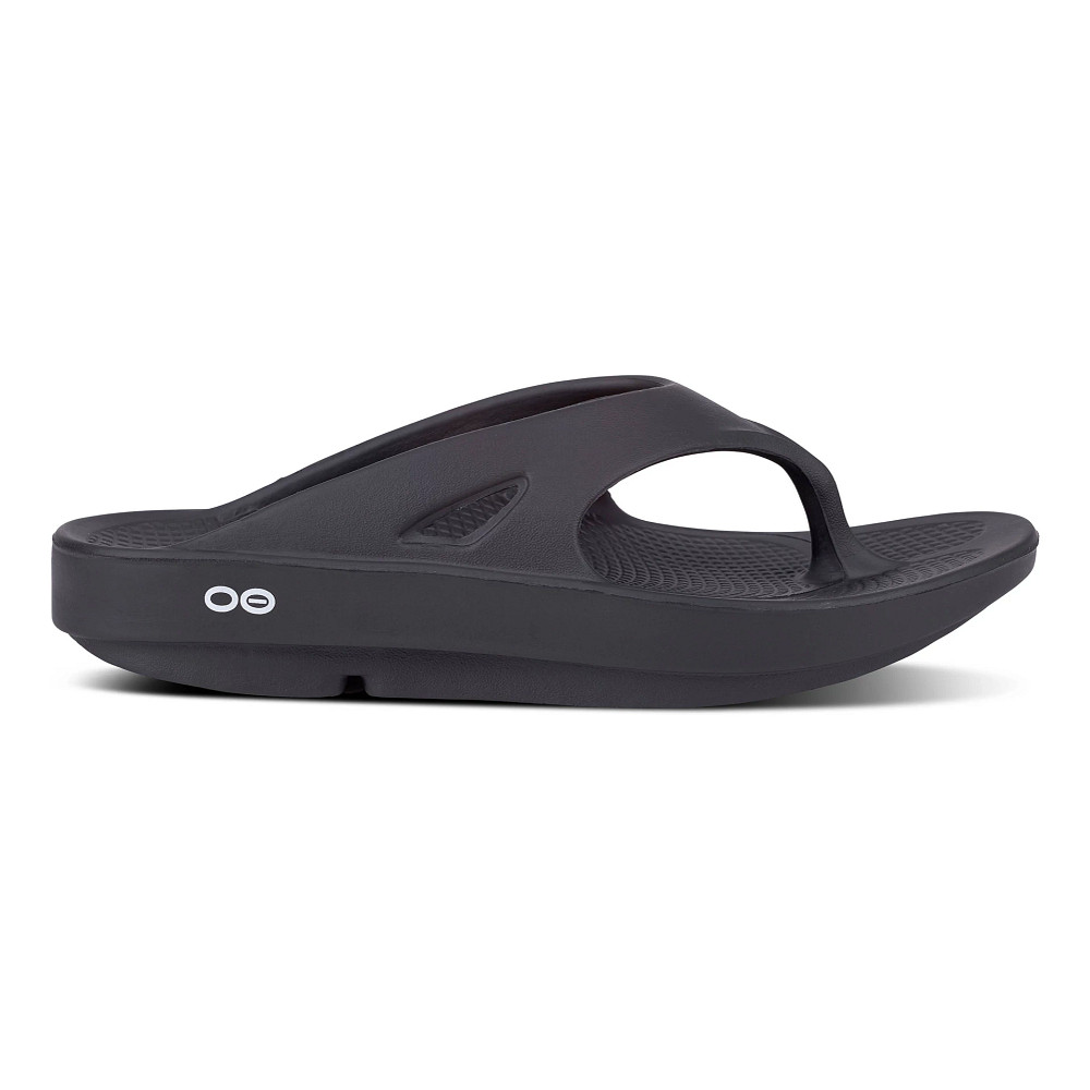 OOFOS Shoes Mens Size 11 OOriginal Black Slip On Thong Sandals Men main image 2