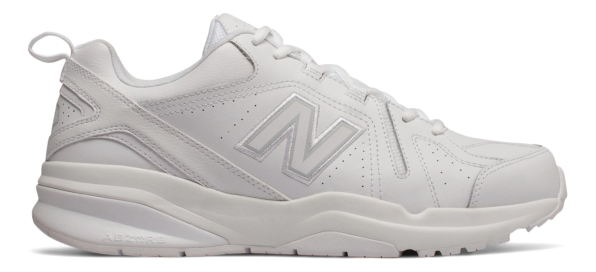 New Balance Men's 608 V5 Medium/X-Wide Walking Shoes (White/Navy) - Style #707478