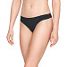 Women's Under Armour Pure Stretch Thong 3 Pack - Black