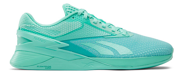 Reebok Nano X3 Training Shoes White Green Blue HP6076 Men’s 9.5 Reebok Nano X3 Men main image 4