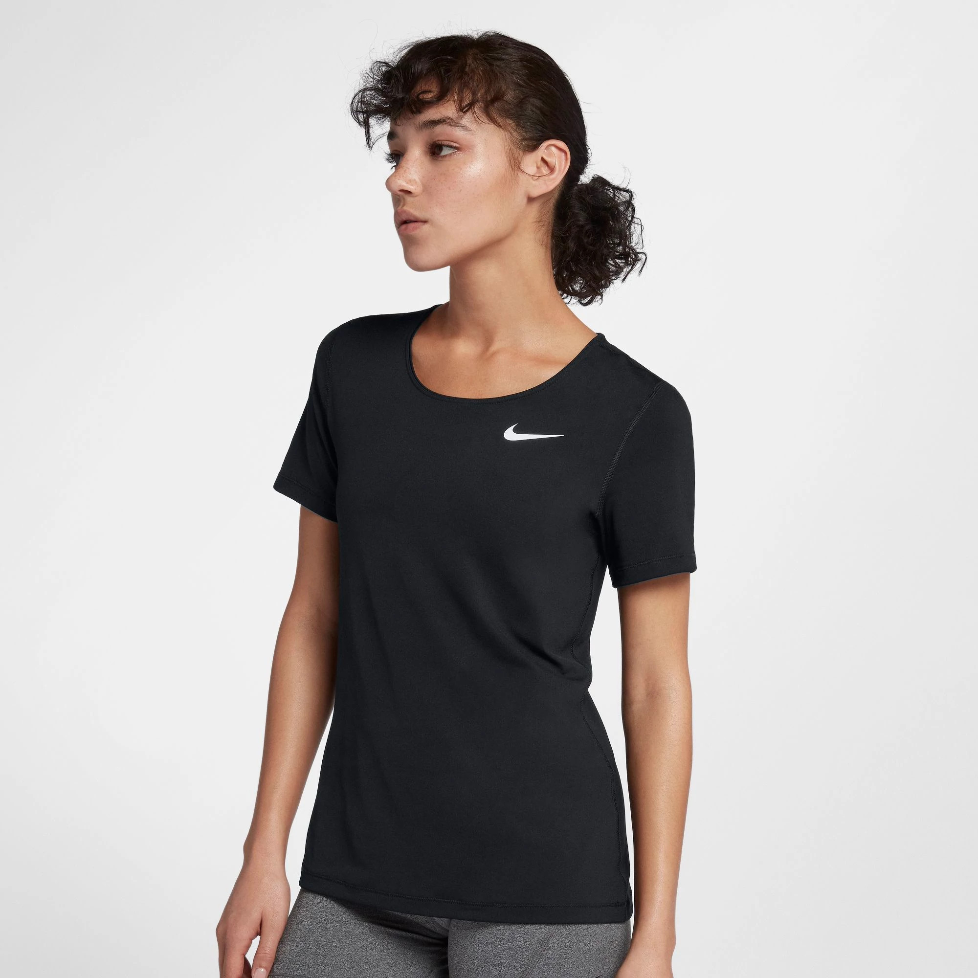 Womens Nike Pro All Over Mesh Short Sleeve Technical Tops