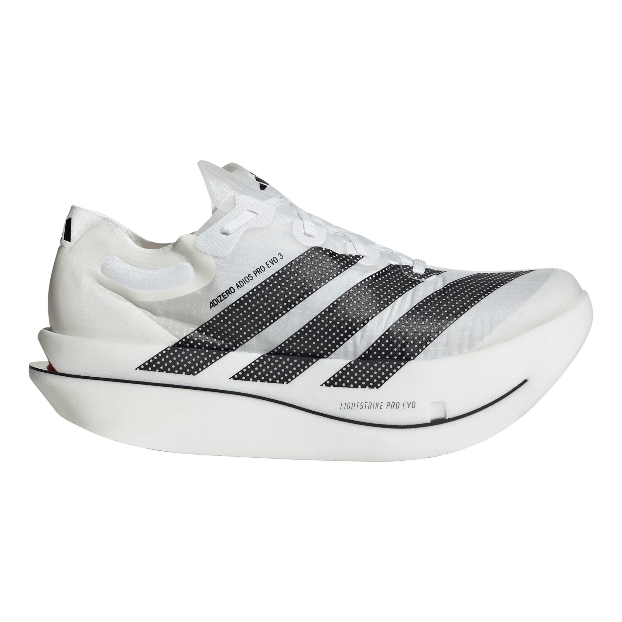 adidas Adizero Adios Pro EVO 3 - White / Black, Size: 10, Medium | Footwear - Road Runner Sports