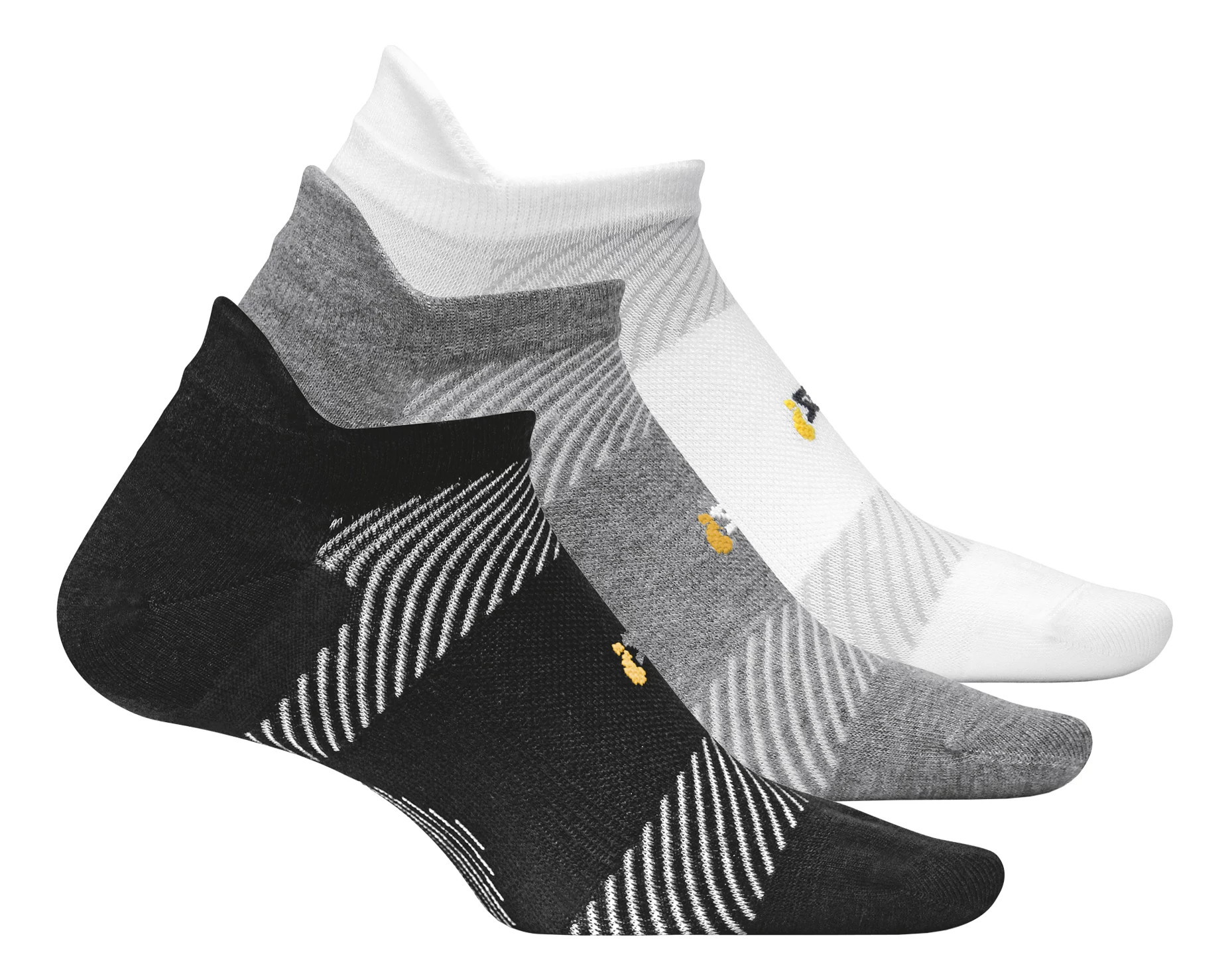 Feetures High Performance Ultra Light No Show Tab 3 pack Socks