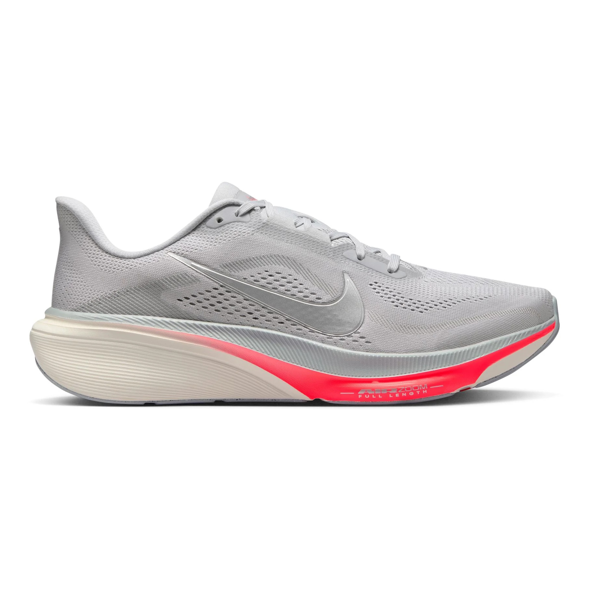Men's Nike Pegasus 42 - Wolf Grey / Crimson, Size: 10, Medium | Footwear - Road Runner Sports