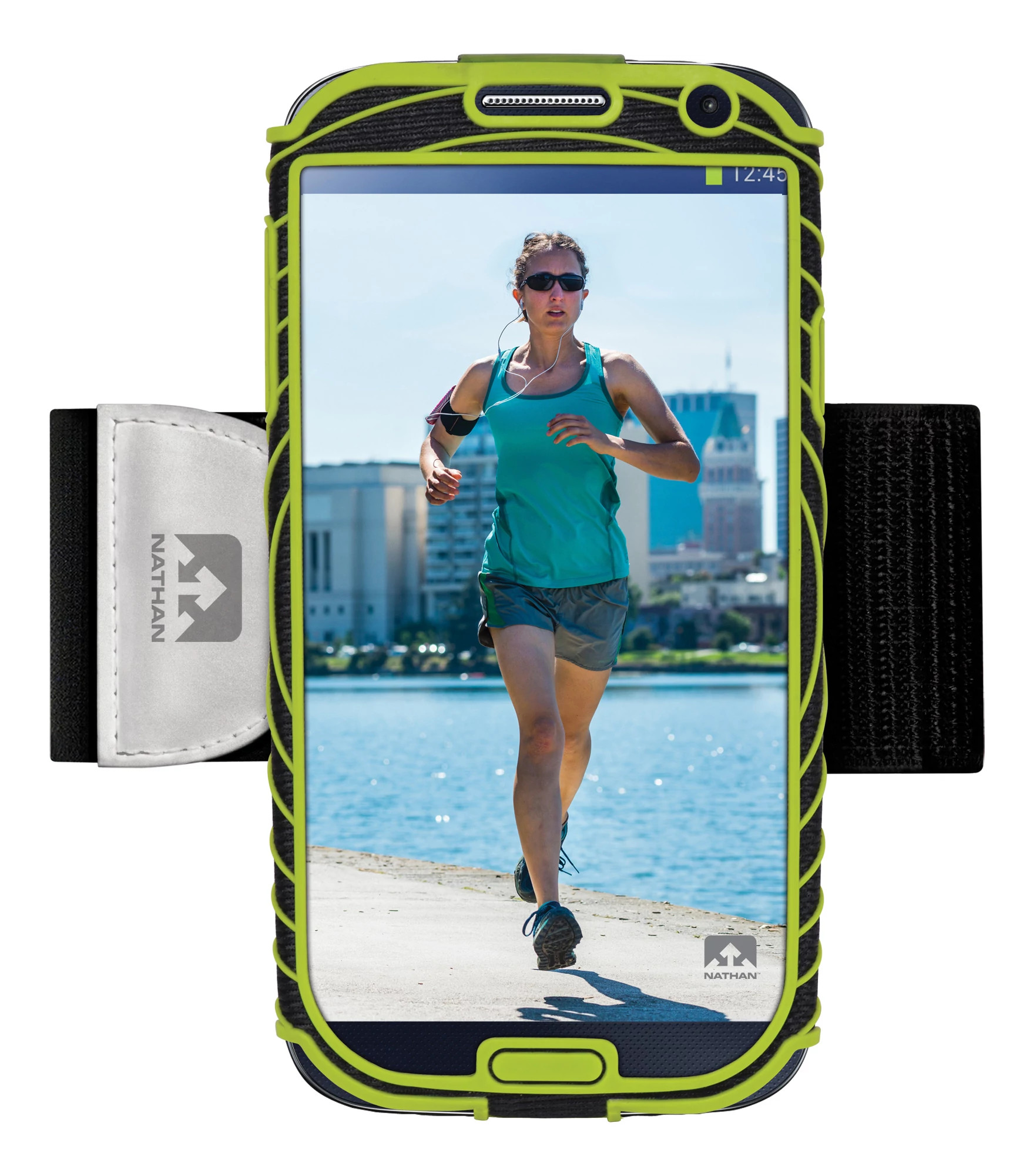Nathan Sonic Boom Armband - Reflective Running Arm Band With Easy-Touch Window For Phones - View #10