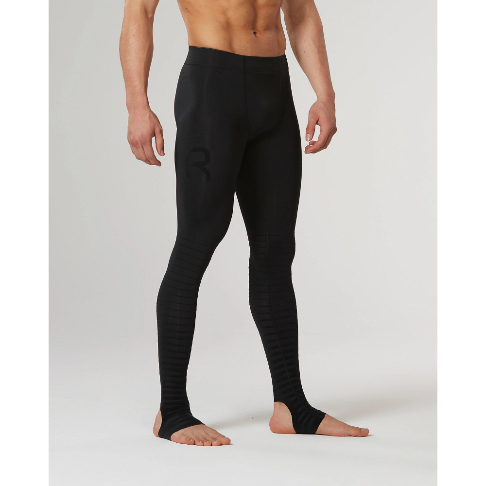 2XU Boys Full Length Compression Tights Black S