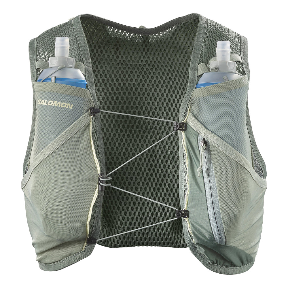 salomon active skin 4 サイズS ACTIVE SKIN 4 Unisex Running Vest with flasks included | Salomon