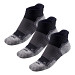 R-Gear Ultimate Sock No Show 3 Pack Socks - Black