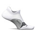 Feetures Elite Light Cushion No Show Tab Socks - White NEW