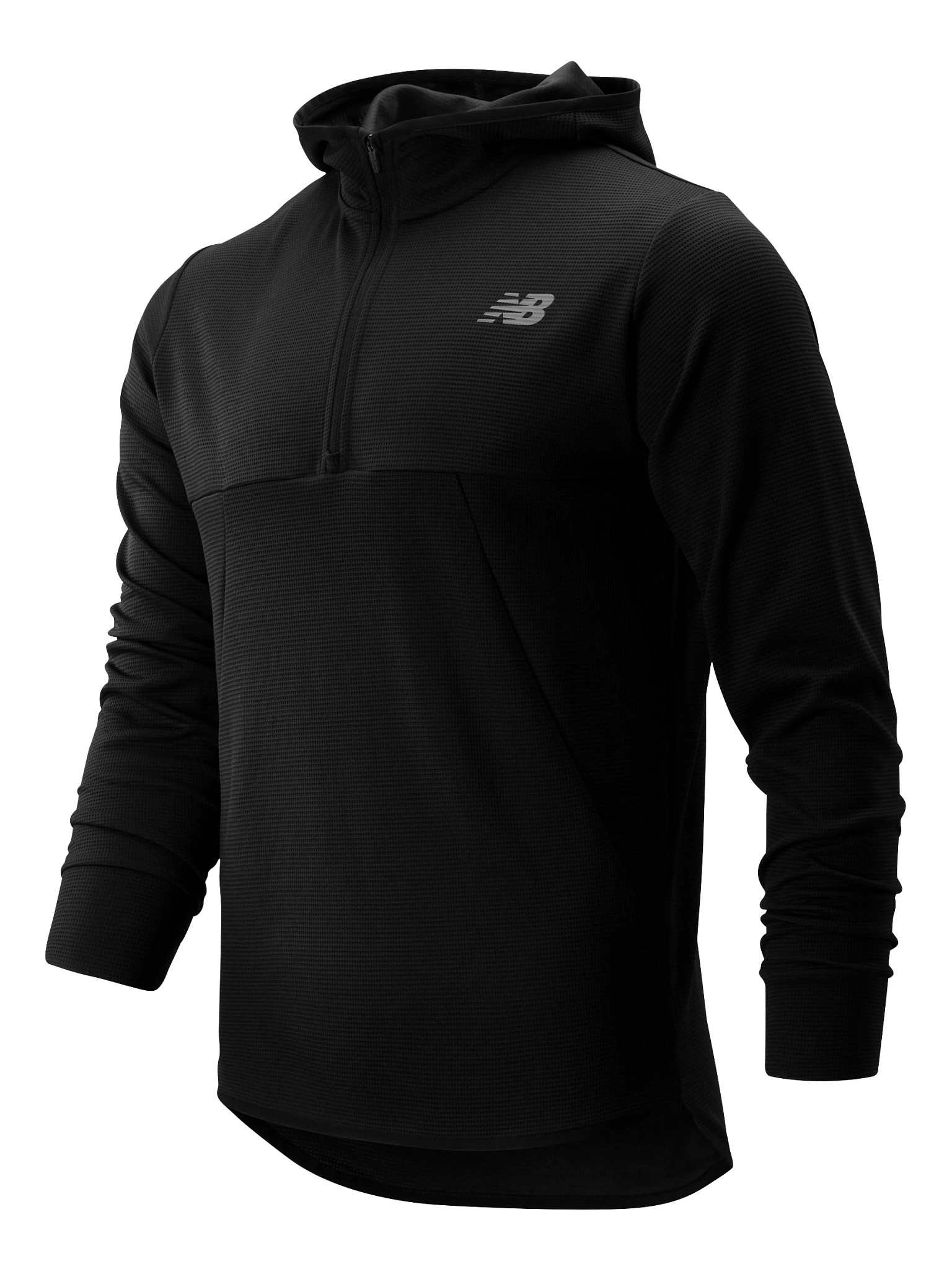 Mens New Balance Tenacity Hooded Quarter Zip Half-Zips & Hoodies ...