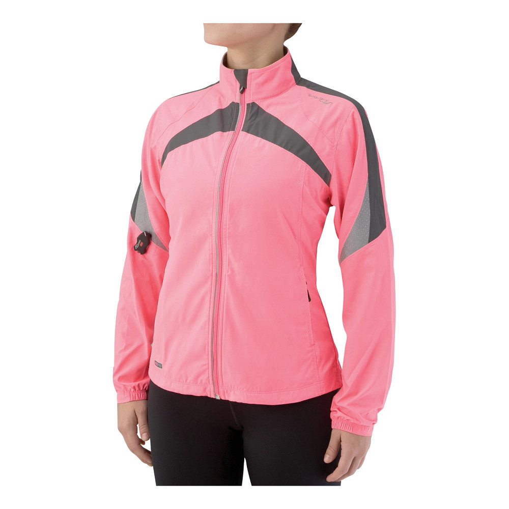 Saucony running shop jacket womens pink