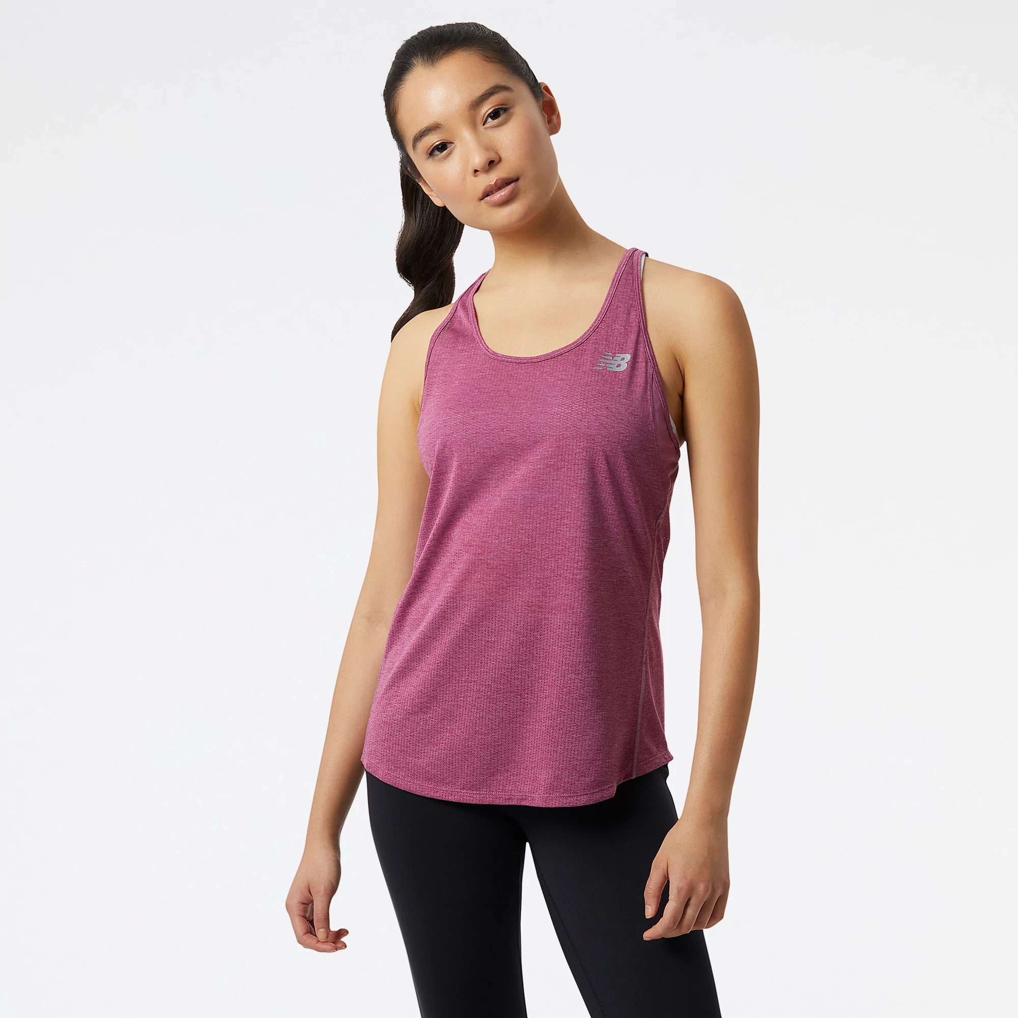 Womens New Balance Impact Run Tanks Technical Tops