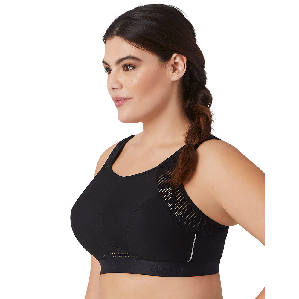 No-Sweat Mesh Sports Bra Cafe