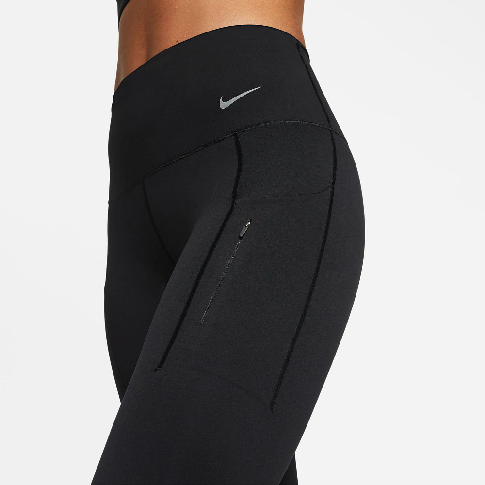 Womens Nike Dri-FIT Go High-Rise Full Length Tights