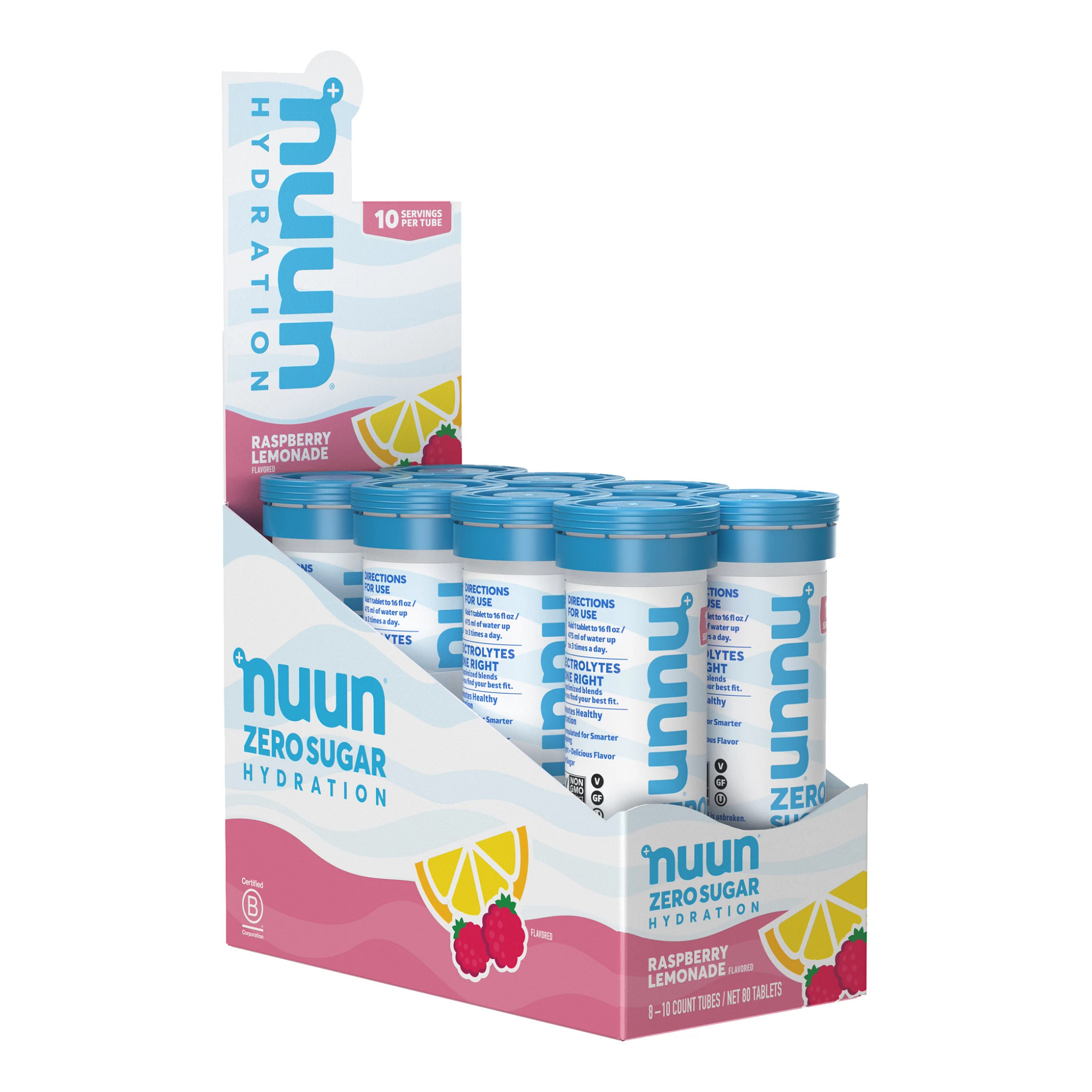 Nuun Nuun Zero 8 Pack - Raspberry Lemonade, Size: OS | Accessories - Road Runner Sports - $49.99 at Road Runner Sports