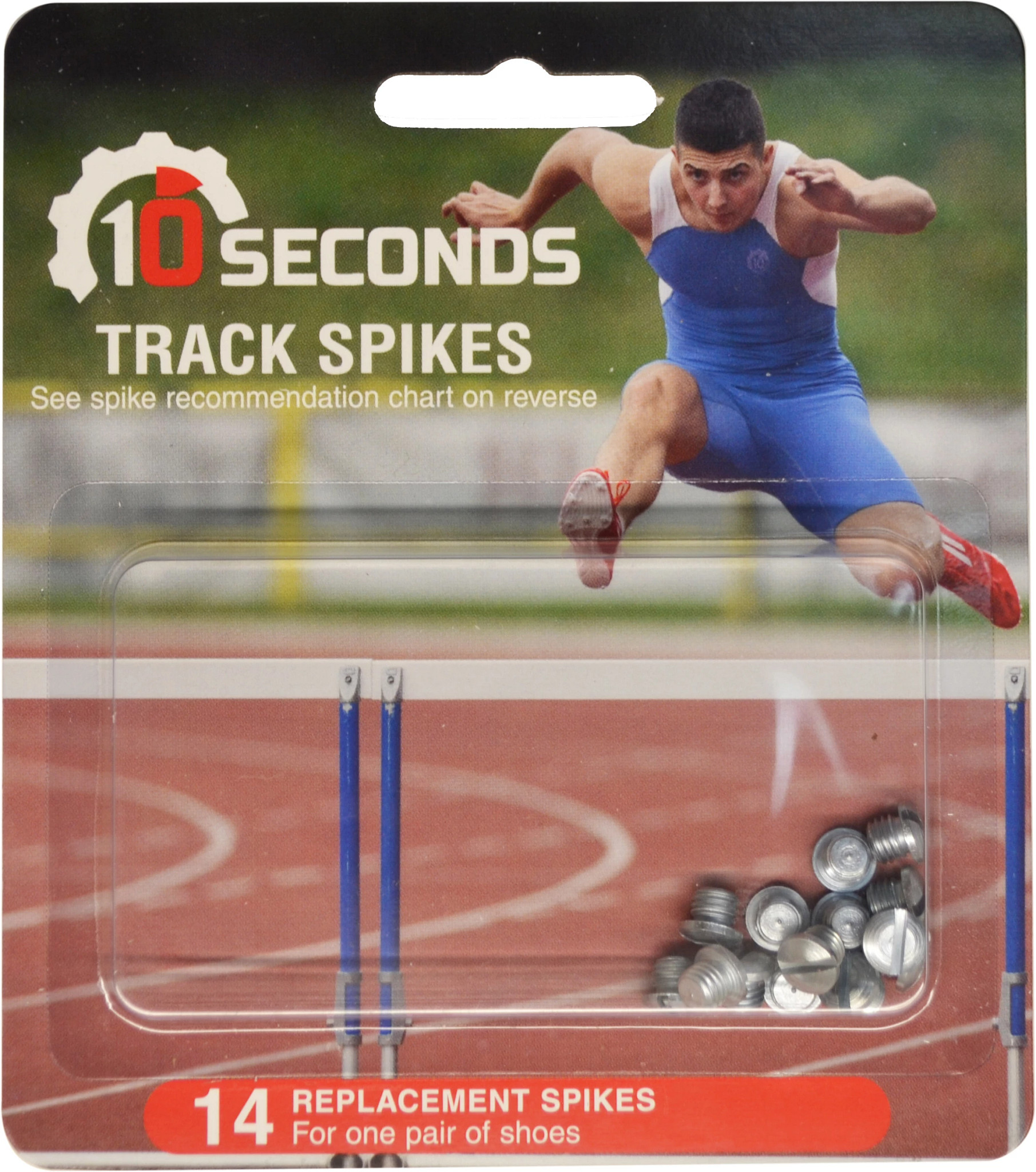 10 Seconds Track Spikes Blanks 14 pack Fitness Equipment