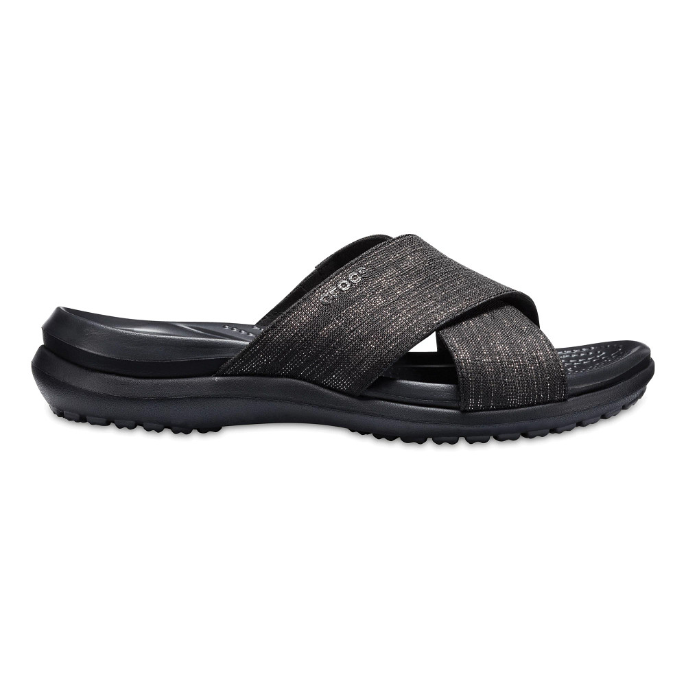 Crocs capri shimmer shop women's slide sandals