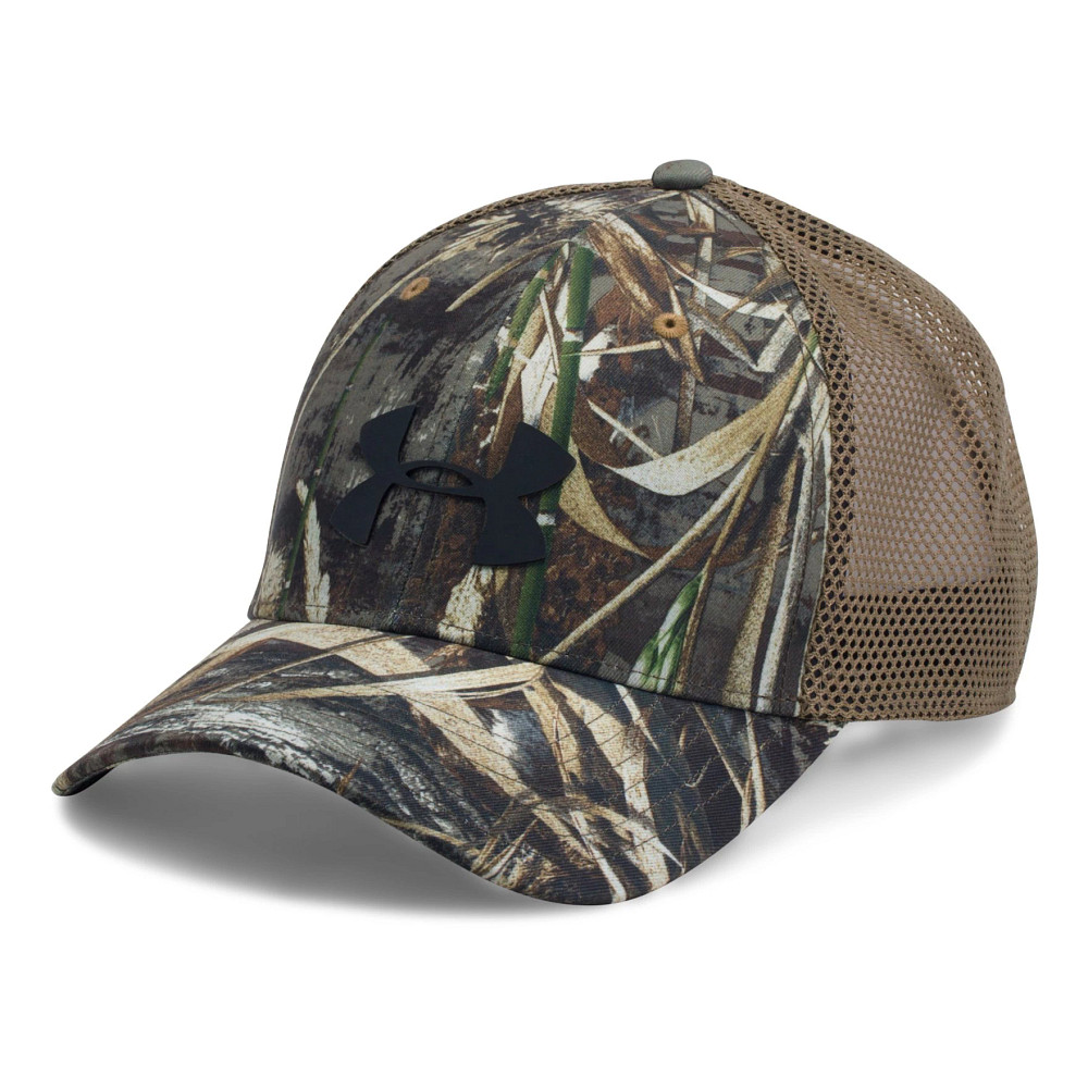 Mens Under Armour Camo Mesh Cap 2.0 Headwear