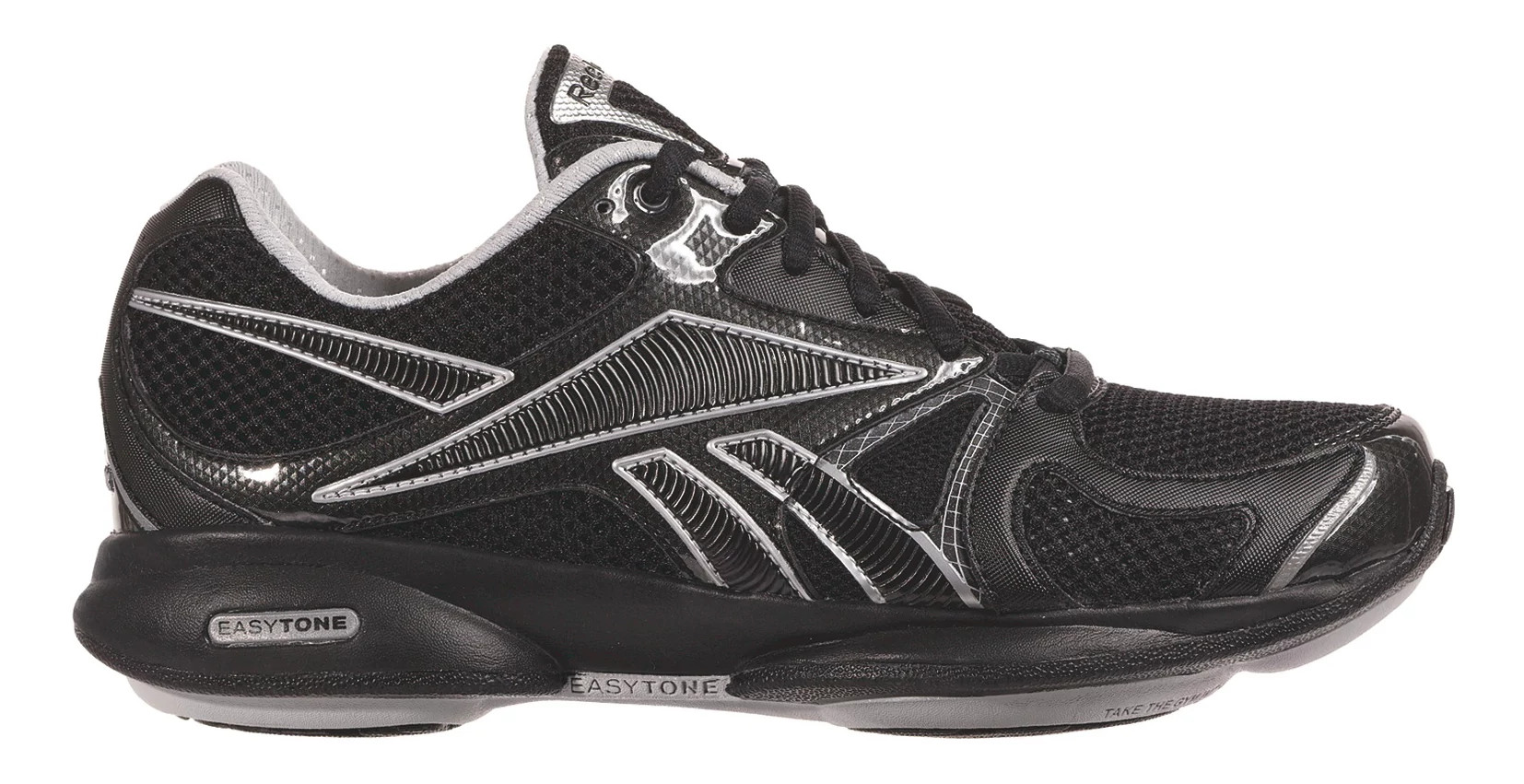 Womens Reebok EasyTone Inspire Toning & Fitness Shoe - Black/Silver