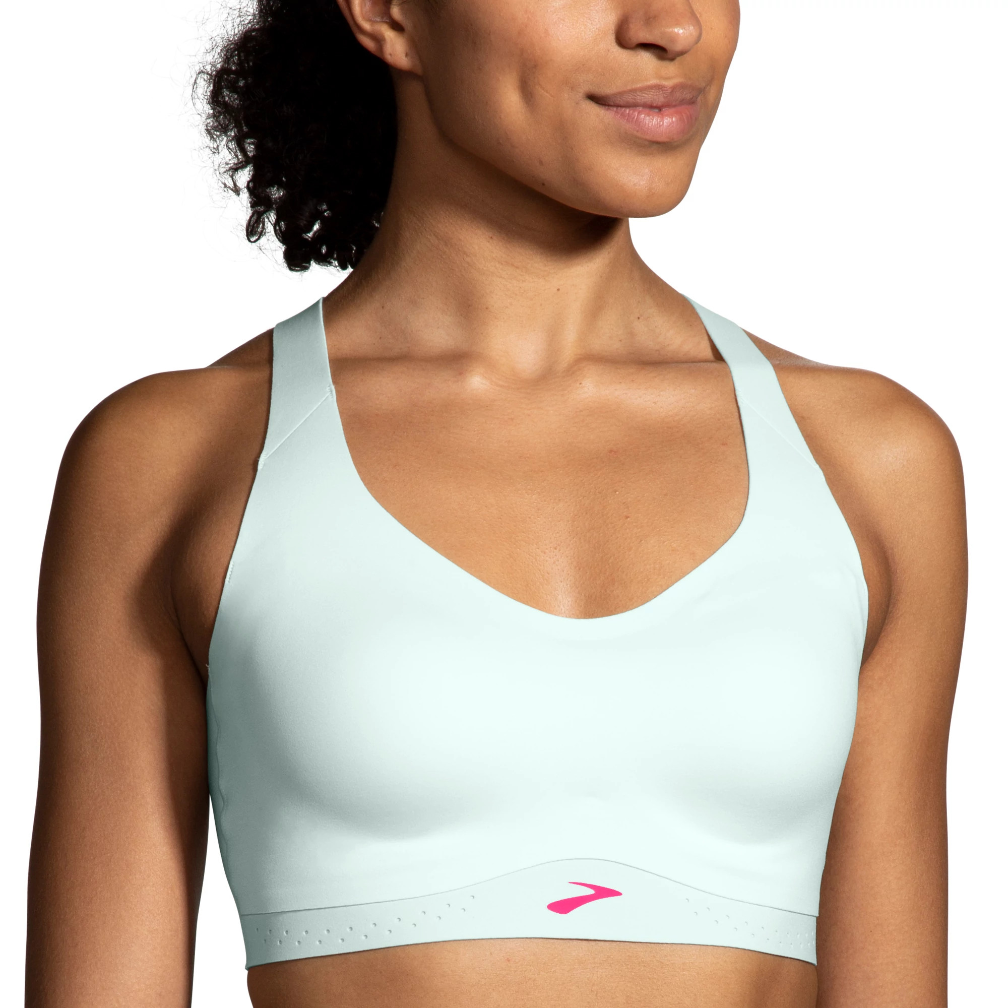 W Brooks Dare Strappy Run Bra, AB