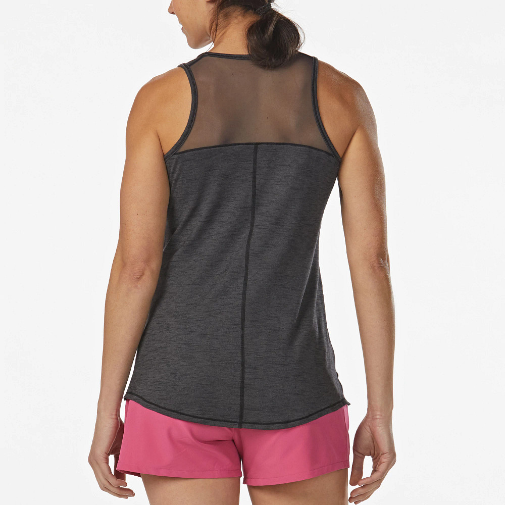 Lululemon Michi Womens Mesh Athletic Shorts Tank Top White Black