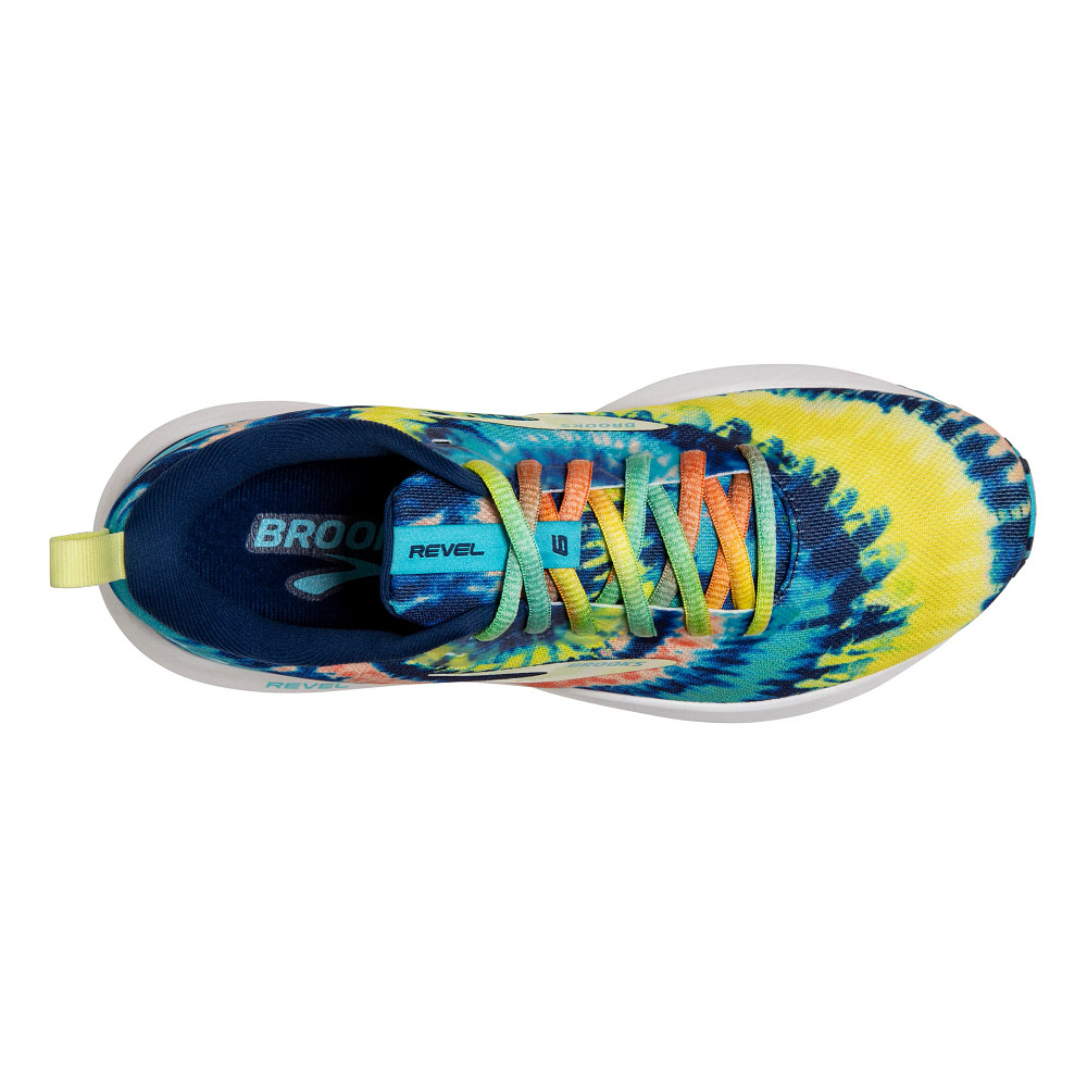 Womens Brooks Revel 6 Tie Dye Running Shoe