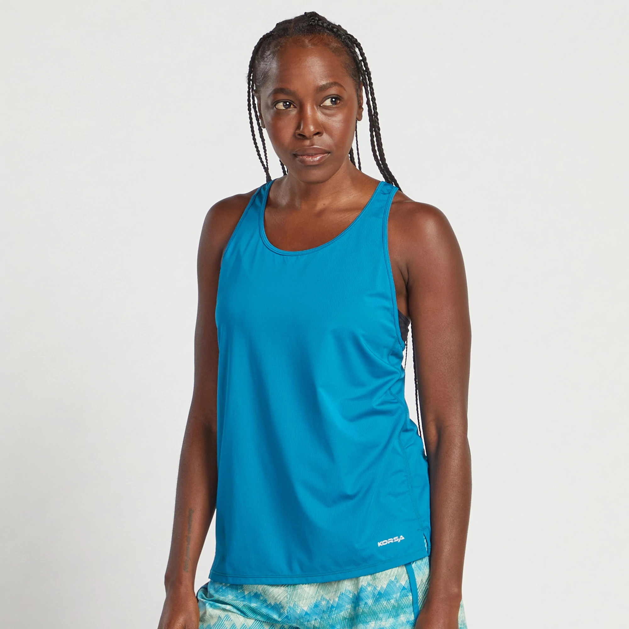 Womens Korsa Fly Singlet Tanks Technical Tops