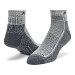 Wigwam Cool-Lite Hiker Quarter 3 Pack Socks - Grey/Charcoal