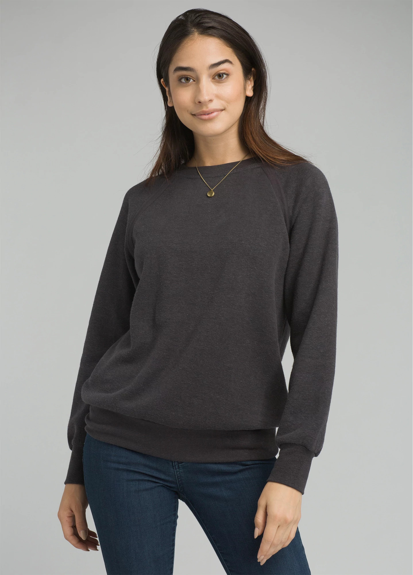 Womens Prana Cozy Up Sweatshirt Long Sleeve Technical Tops