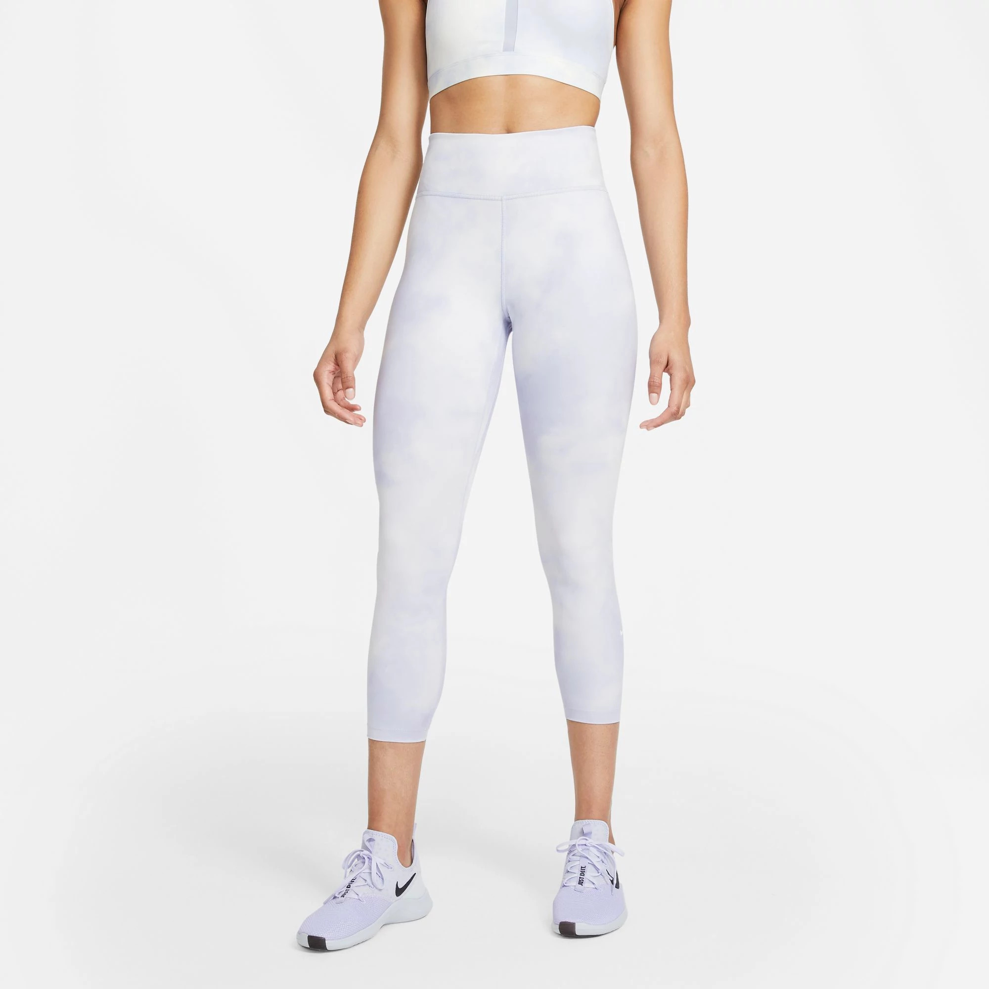 Womens Nike One Icon Clash Cropped Tights