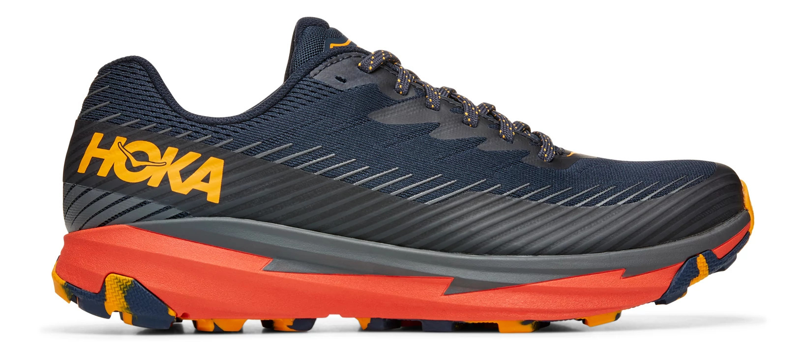 Hoka One One Torrent 2 Mens 10.5 Trail Running Shoes Black Orange 1110496 OSFS Hoka ONE ONE Torrent 2 Shoe Review | Light and Nimble on any  main image 2