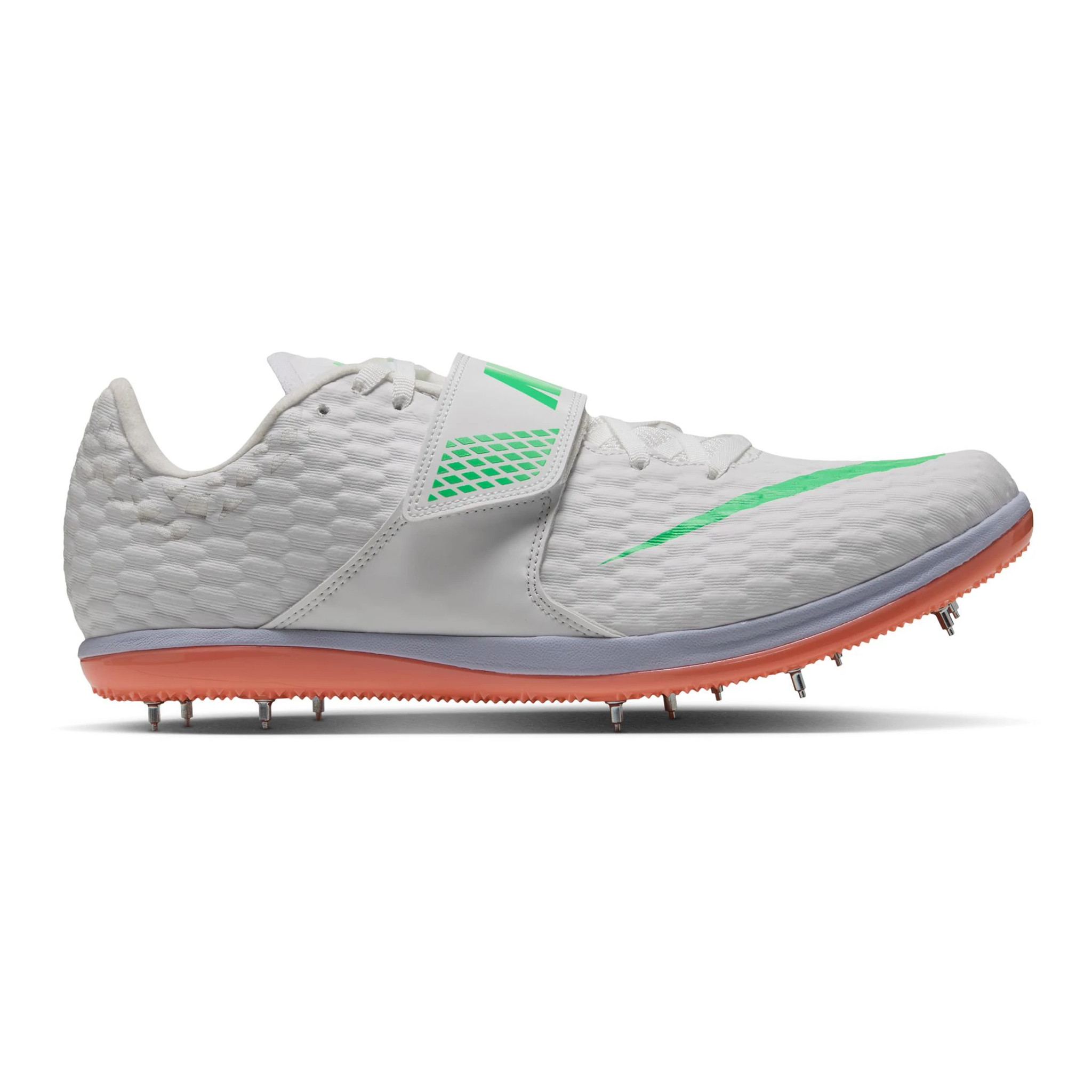Nike High Jump Elite - White / Electro Green, Size: 10, Medium | Footwear - Road Runner Sports