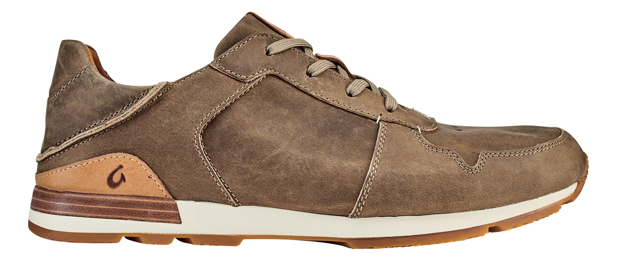OluKai Huaka‘i Li Mens Leather Sneaker 10.5 Silt Nubuck Drop Heel Amazon.com | OLUKAI Huaka main image 4