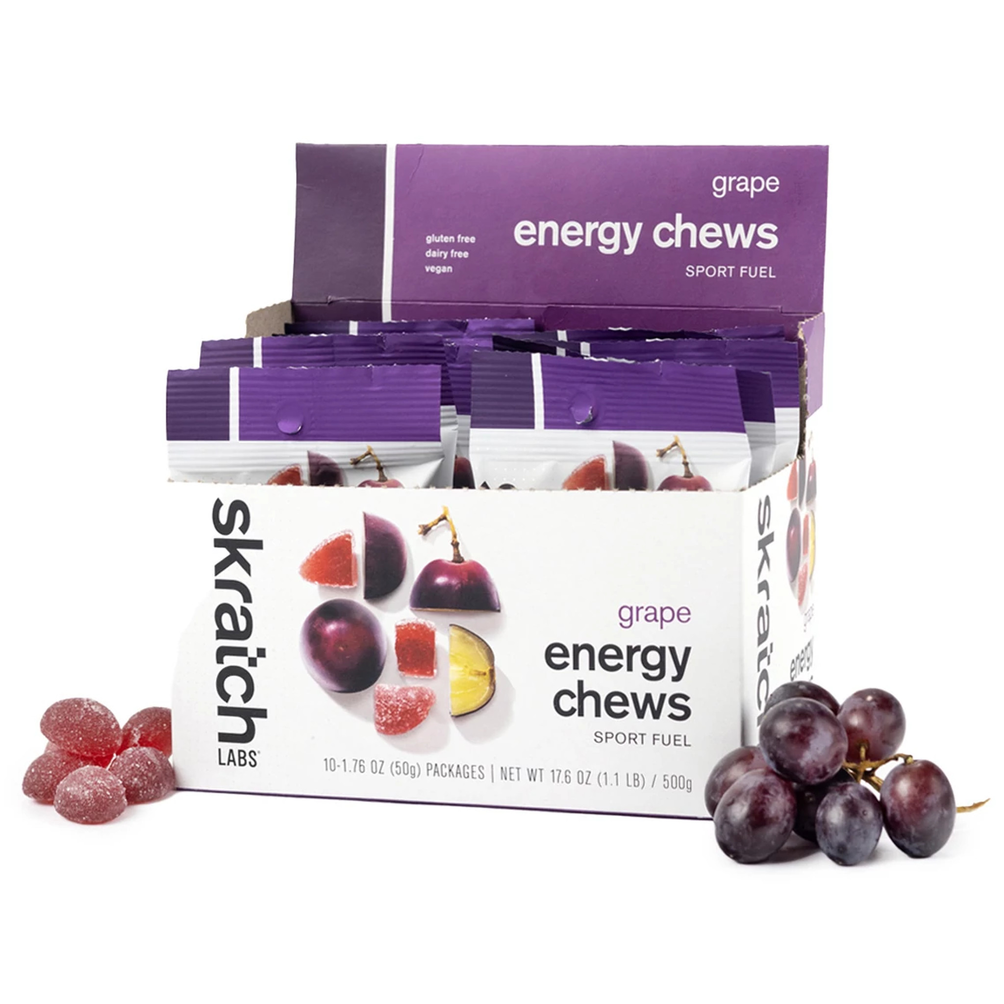 Skratch Labs Skratch Labs Energy Chews Sport Fuel 10 Pack - Grape, Size: OS | Nutrition - Road Runner Sports - $27.50 at Road Runner Sports
