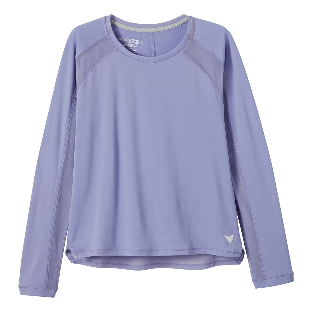 Womens Korsa Ventilate UPF 30 Long Sleeve Half Zip Technical