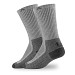 Wigwam Cool-Lite Hiker Crew Socks - Grey/Charcoal