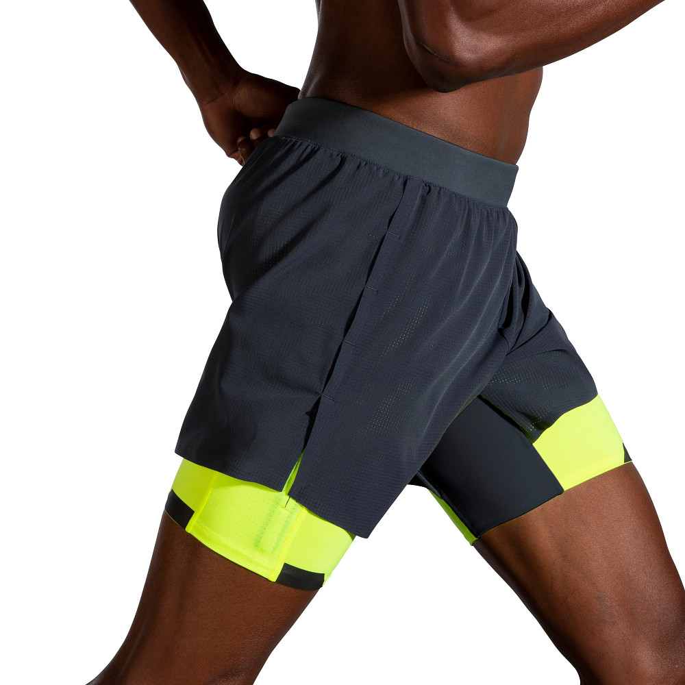 Mens Brooks Run Visible 5 2-in-1 Shorts