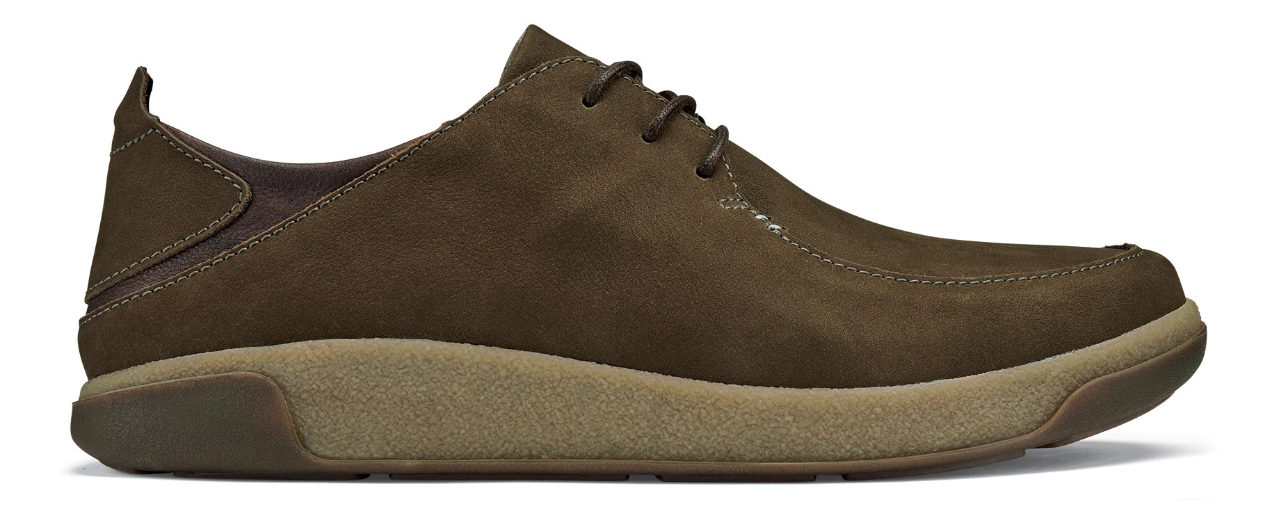 OluKai Lolii Men’s Leather Casual Oxford Shoes Brown Lace Up Comfort US 10.5 OluKai Men main image 4