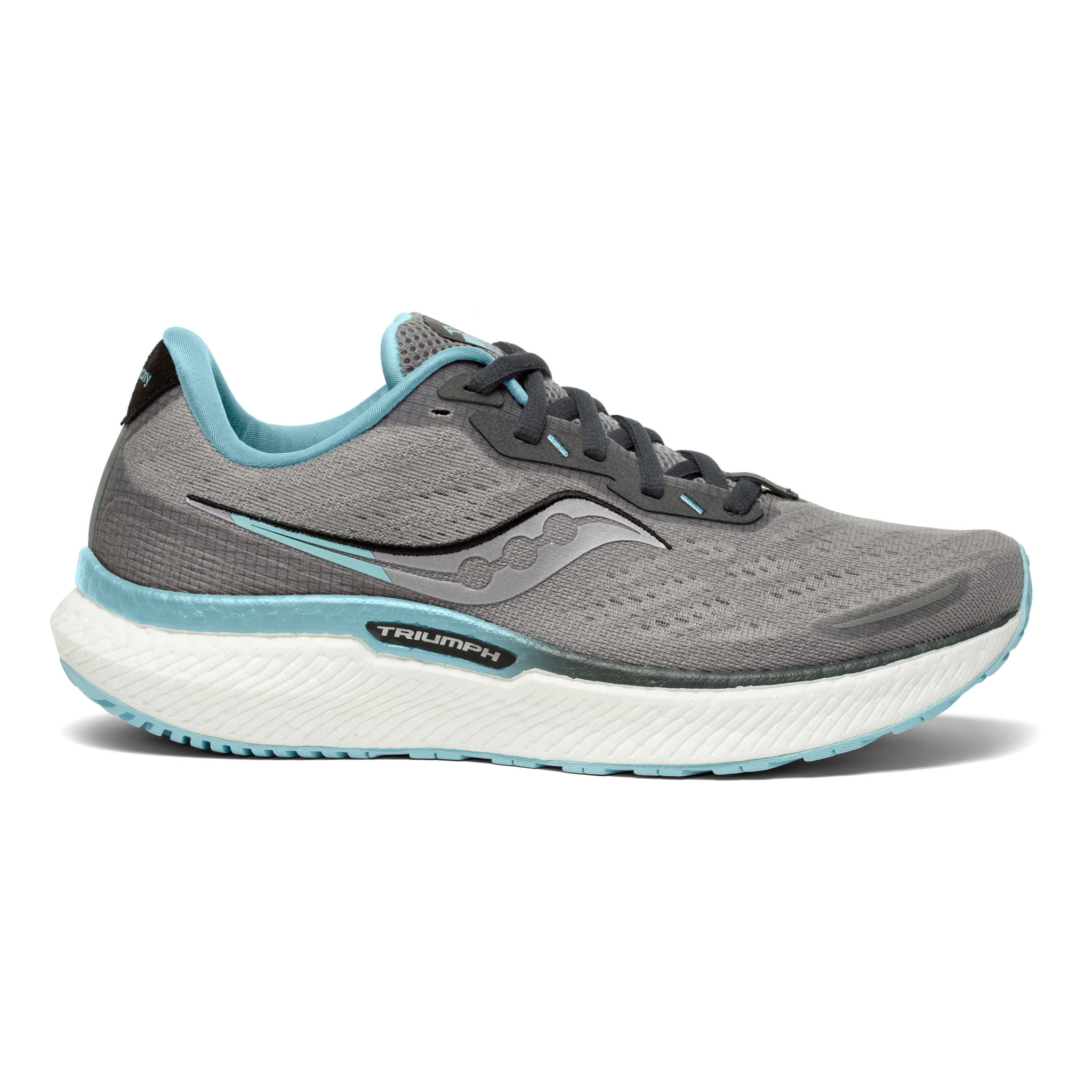 Saucony Women's Saucony Triumph 19 - Alloy / Light Blue, Size: 6, Wide | Footwear - Road Runner Sports - $79.87 at Road Runner Sports