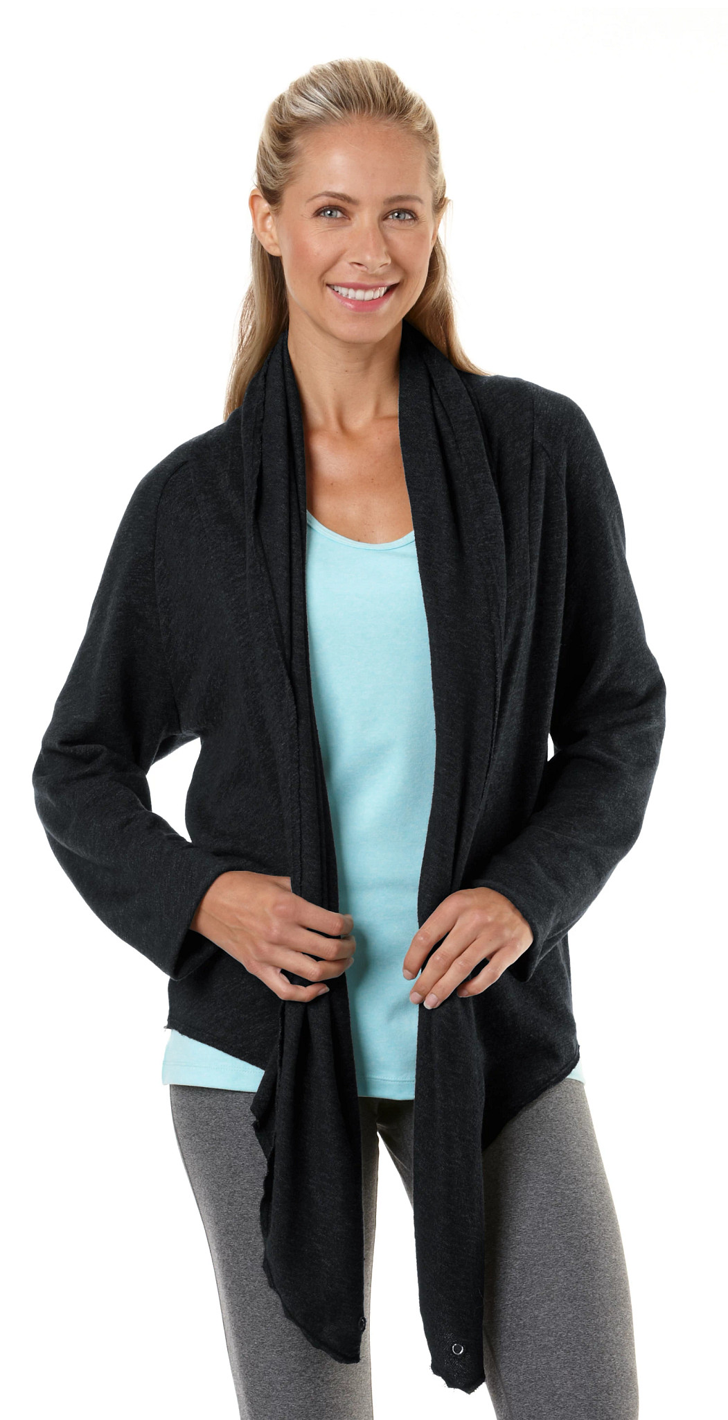 Womens Road Runner Sports Cross Your Heart Cardi Long Sleeve Non ...