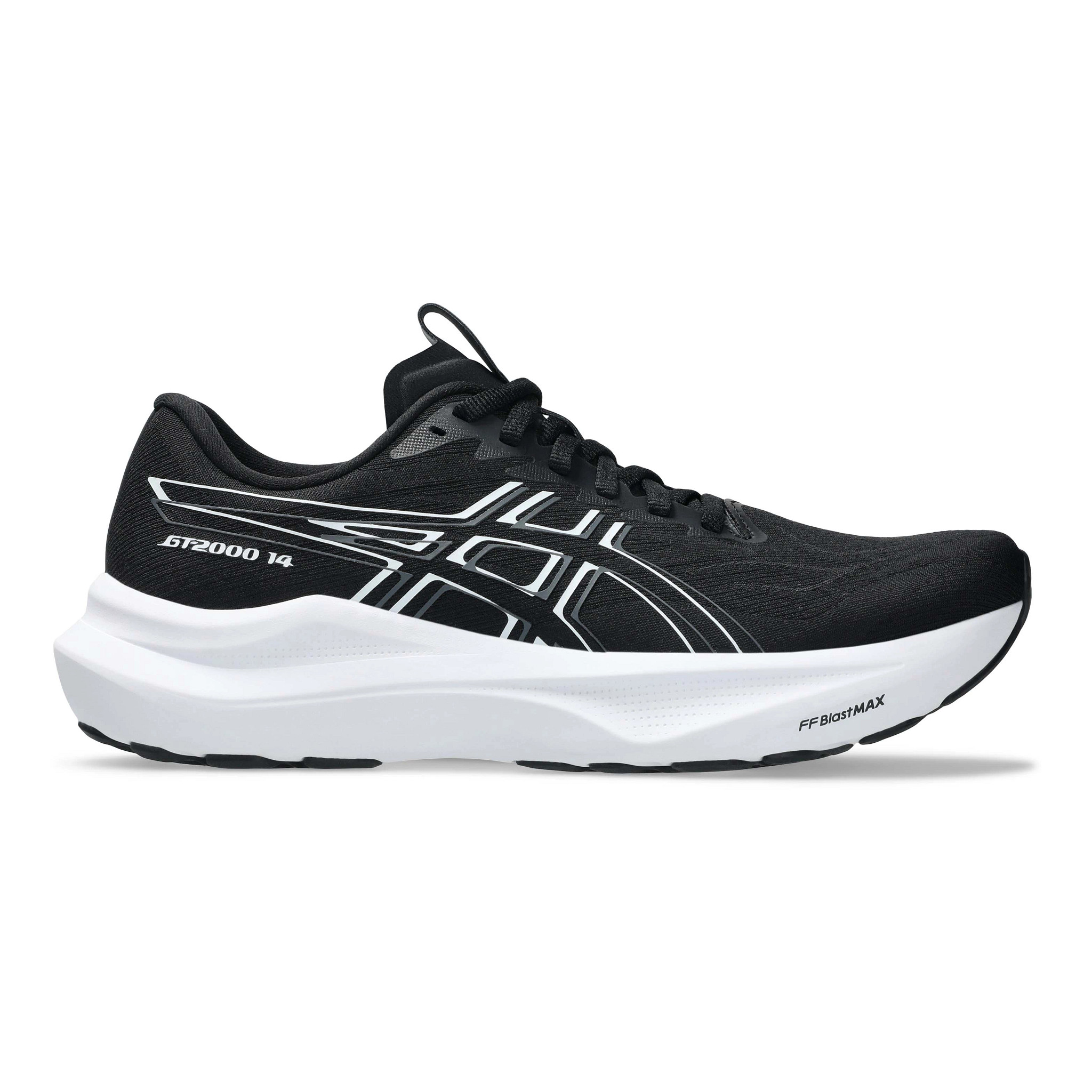 Women's ASICS GT-2000 14 - Black / White, Size: 7, Medium | Footwear - Road Runner Sports
