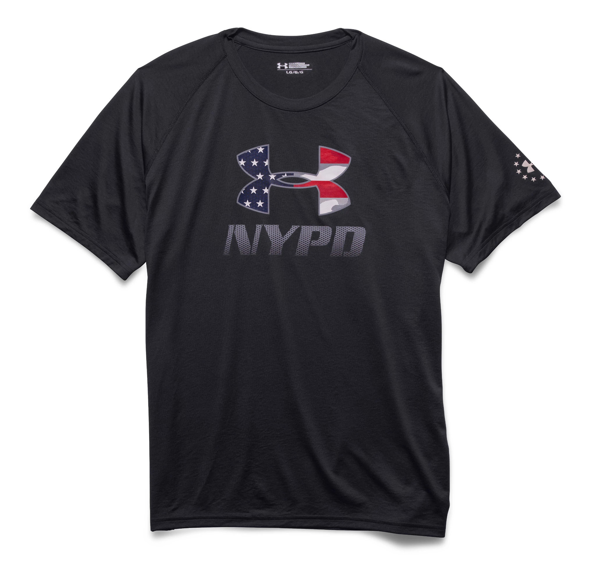 Under armour nypd t on sale shirt