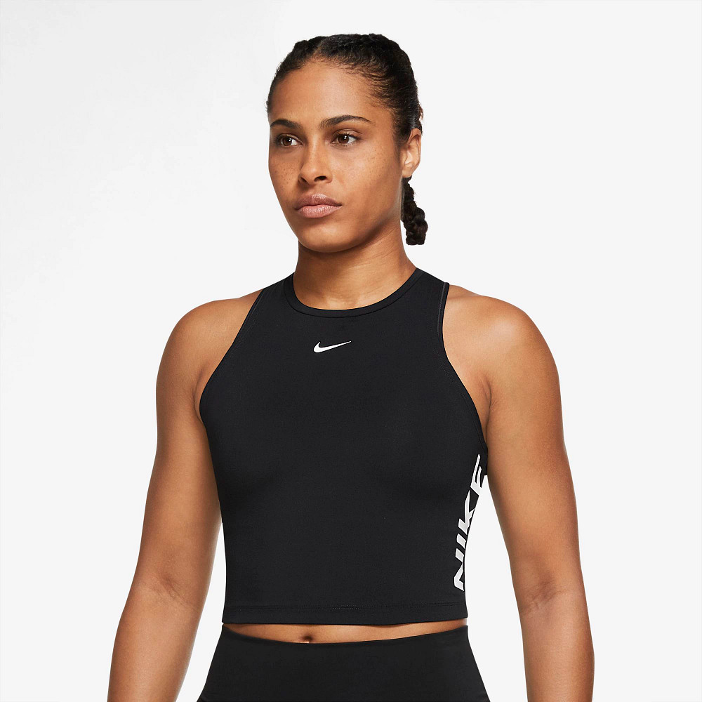 Women's Black Nike Pro Tank Top