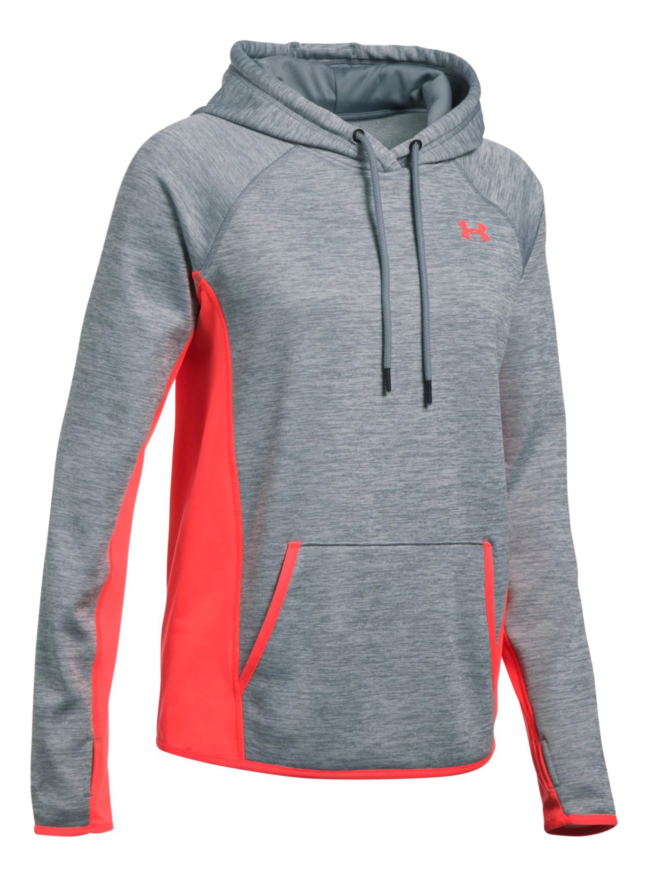 Womens Under Armour Fleece Twist HalfZips & Hoodies Technical Tops