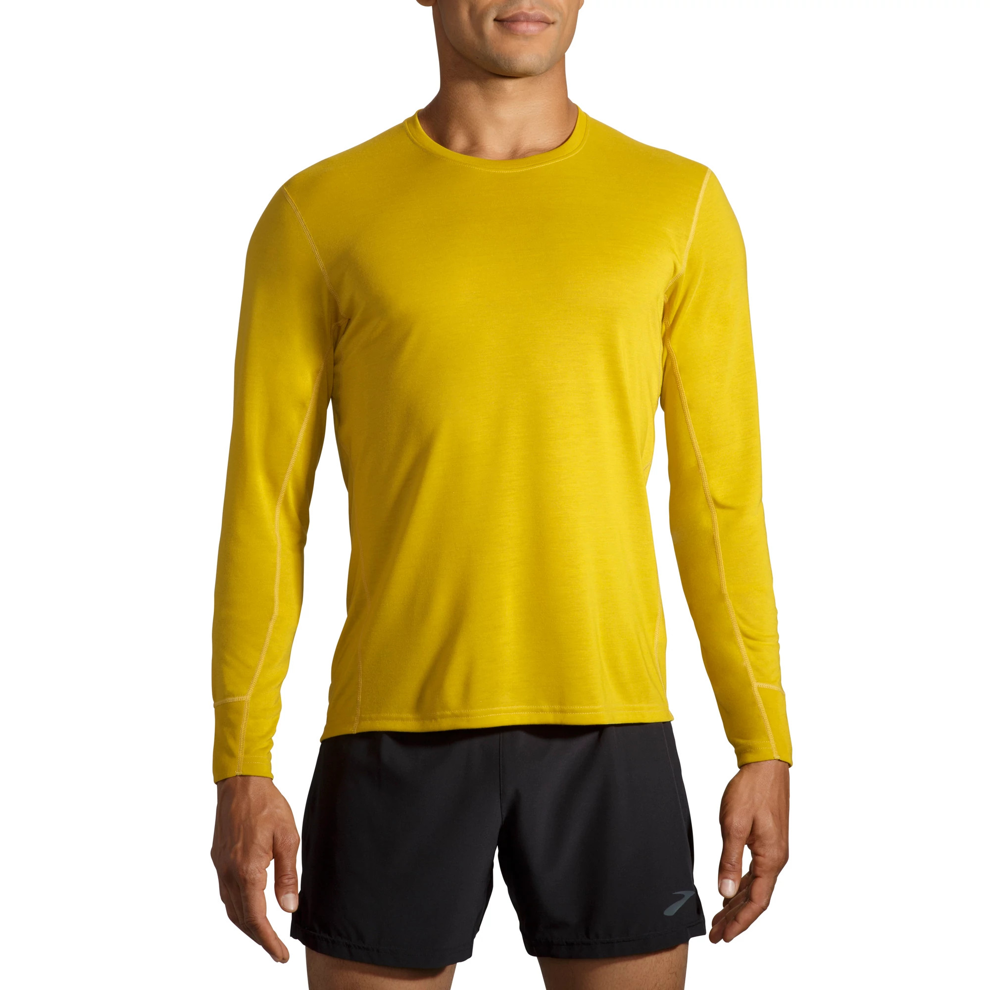 Mens Brooks Distance Long Sleeve Technical Tops