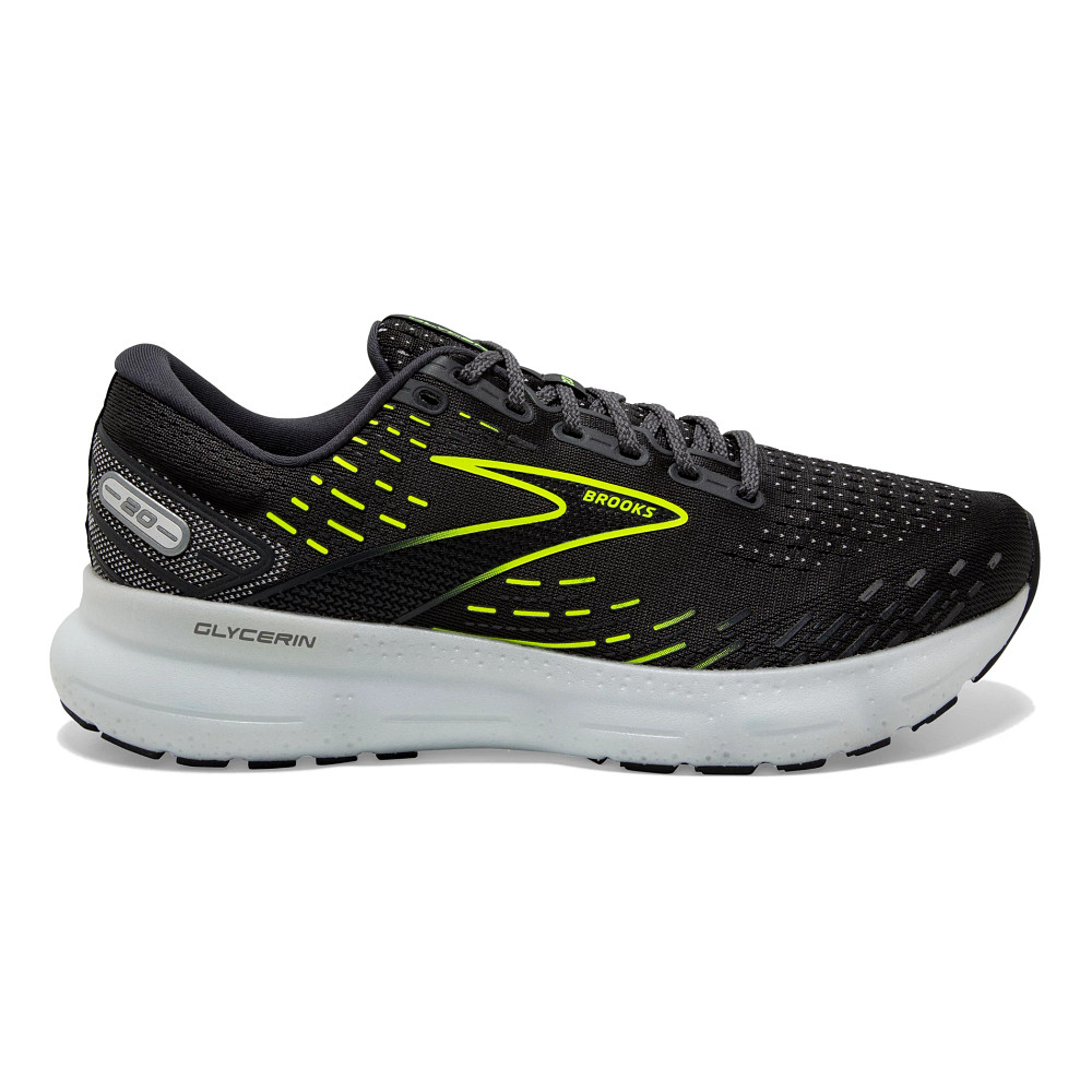 BROOKS GLYCERIN 20 MENS BLACK BLACK BLACK