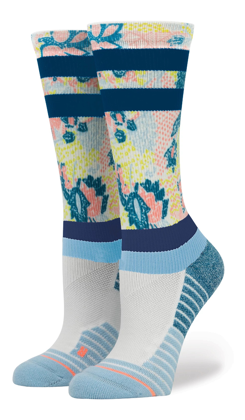 Womens Stance Fusion Run Tempo Crew Socks